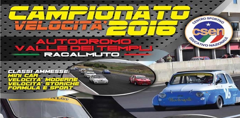 Campionato Velocita 2016 - 30 Aprile Racalmuto (AG)