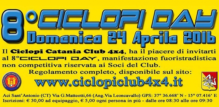 8°Ciclopi Day - 24 Aprile 2016 Aci Sant&#039;antonio (CT)