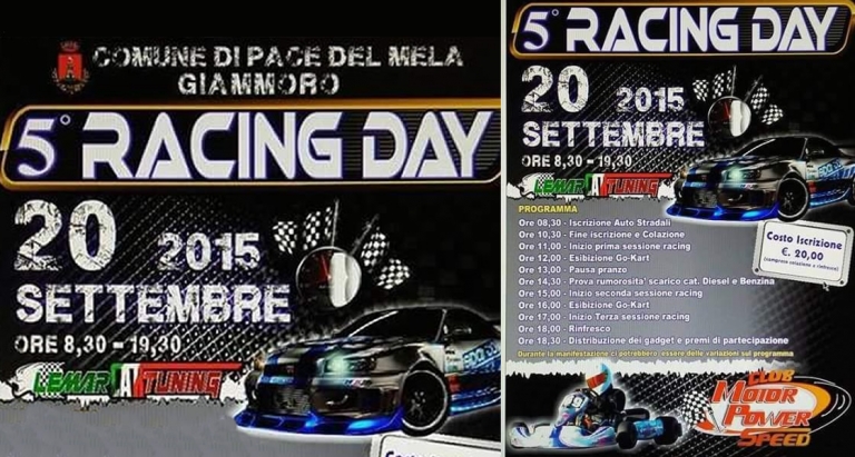 5° Racing Day 20 Settembre 2015 Pace del Mela (ME)