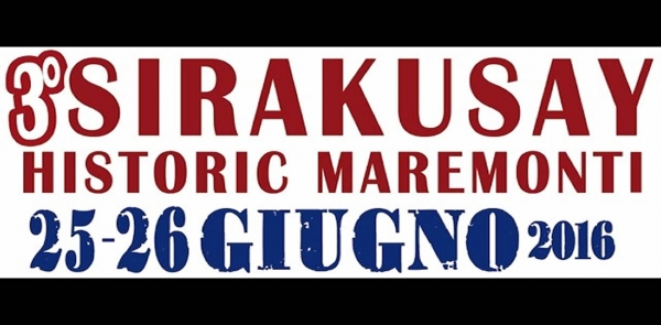 3° Sirakusay Historic Maremonti - 25/26 Giugno 2016 Siracusa