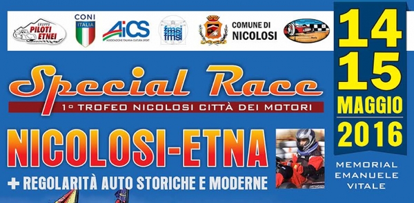 1° Trofeo Nicolosi Città dei Motori - 15 Maggio 2016 Nicolosi (CT)
