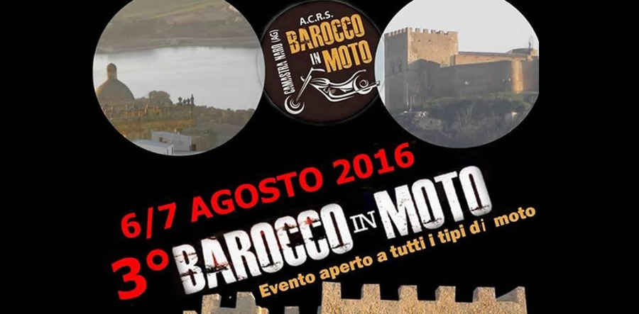 3° Barocco in Moto - 6/7 Agosto 2016 Camastra (AG)