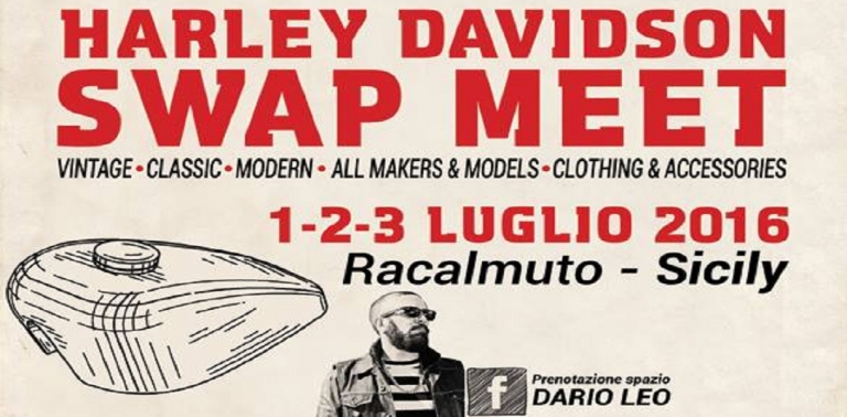 Harley Davidson Swap Meet - 1/2/3 Luglio Racalmuto (AG)