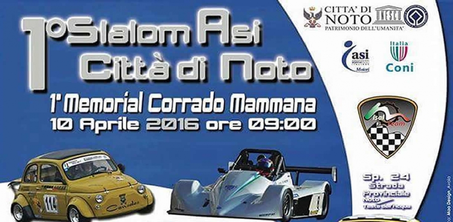 1° Slalom Asi - 9 Aprile 2016 Noto (SR)