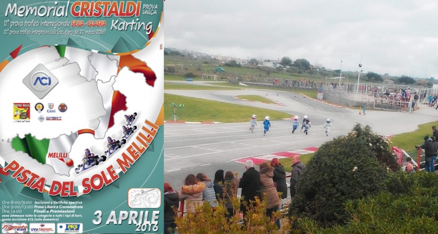 MEMORIAL CRISTALDI KARTING PROVA UNICA 3 Aprile Melilli (SR)