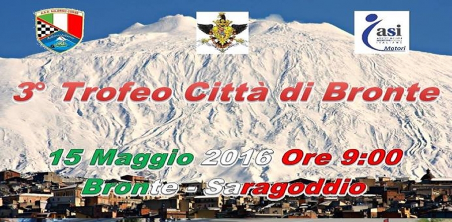 3° Trofeo Città di Bronte - 15 Maggio 2016 Bronte (CT)