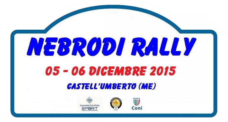 5-6 dicembre. Torna il Nebrodi Rally