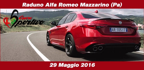 Raduno Alfa Romeo - 29.05.2016 - MAZZARINO (CL)