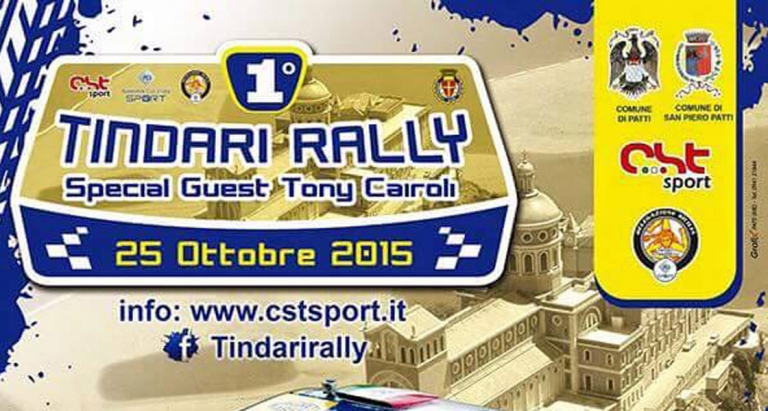 Sabato e domenica il Tindari Rally - Special Guest Tony Cairoli