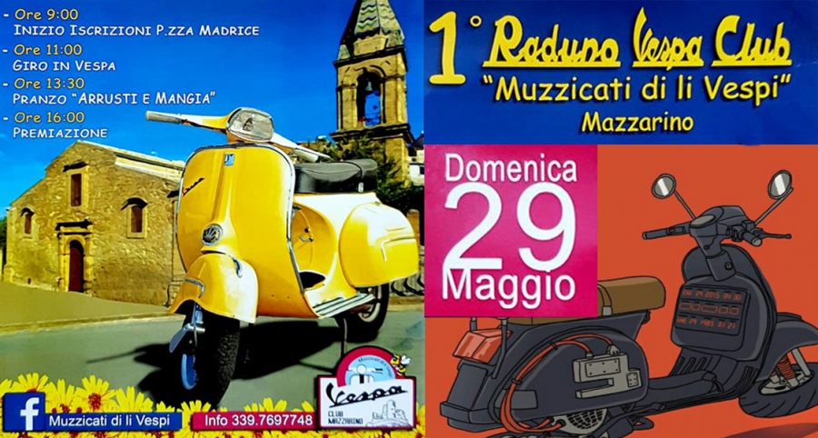 1° Raduno Vespa club 29 Maggio Mazzarino (CL)